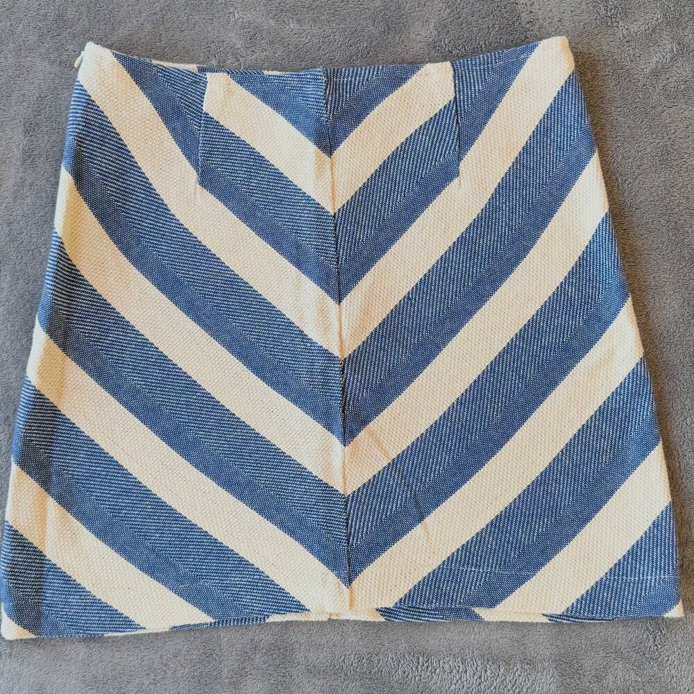 Blue and White Atmosphere Sailor striped skirt